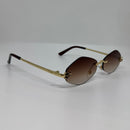 Óculos Osiris Gold Marrom Degrade