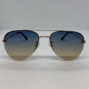 Óculos Aviador Jet Gold Vision