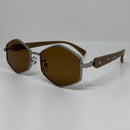 Óculos Losango Diablo Marrom