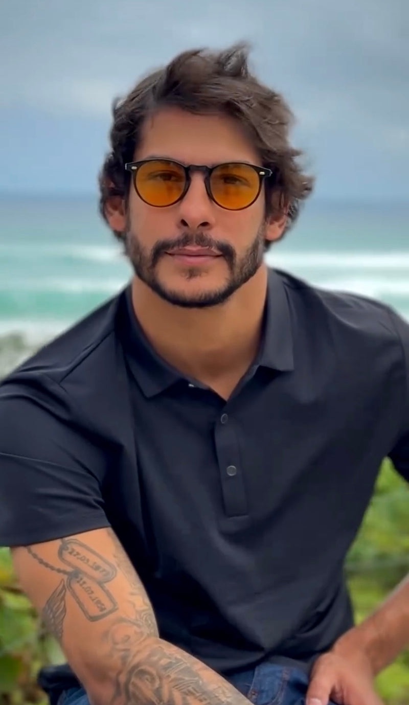 Óculos Califórnia Lente Amarela