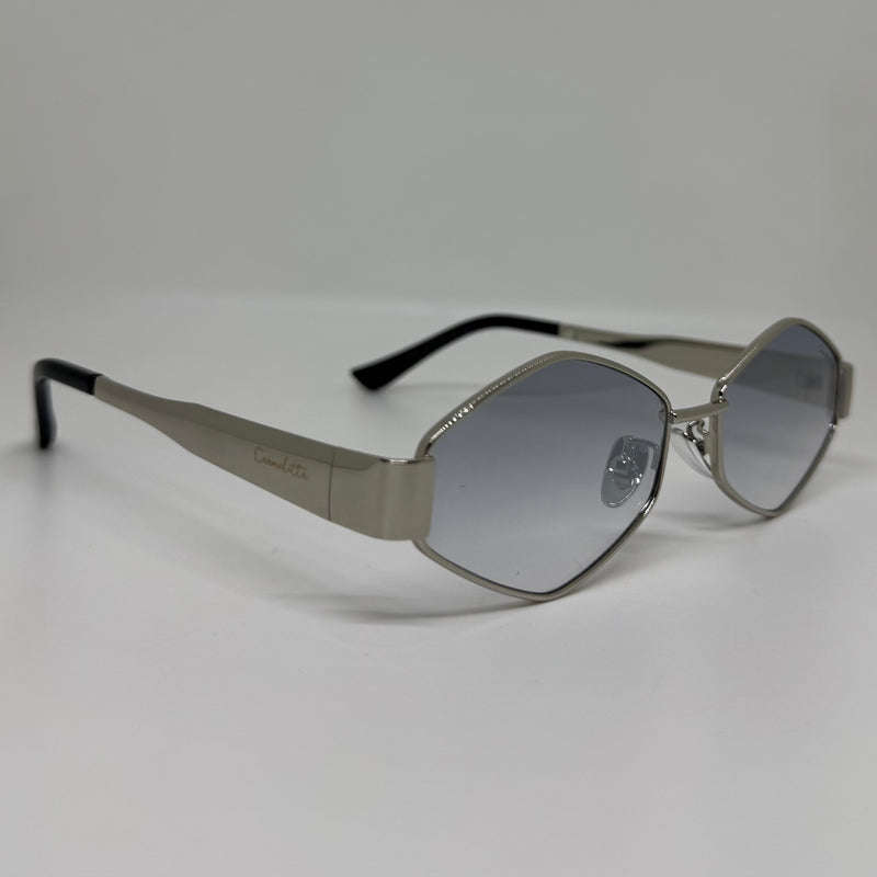 Óculos Losango Luxury Lente Cinza Degrade
