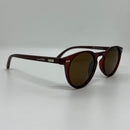 Óculos Bossa Nova Marrom Fosco Bambu Redondo Polarizado