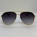 Óculos Aviador Bird Gold Shadow