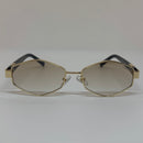 Óculos Berlim Losango Gold Cinza Degrade Duo