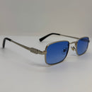 Óculos Velvit Silver Lente Azul