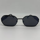 Óculos Charles Dark Hexagonal Retrô
