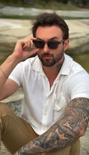 Óculos Vici Cinza Translúcido