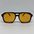 Óculos Aviador Soleil Lente Laranja
