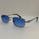 Óculos Velvit Silver Lente Azul