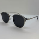 Óculos Zeus Translúcido Cinza Redondo