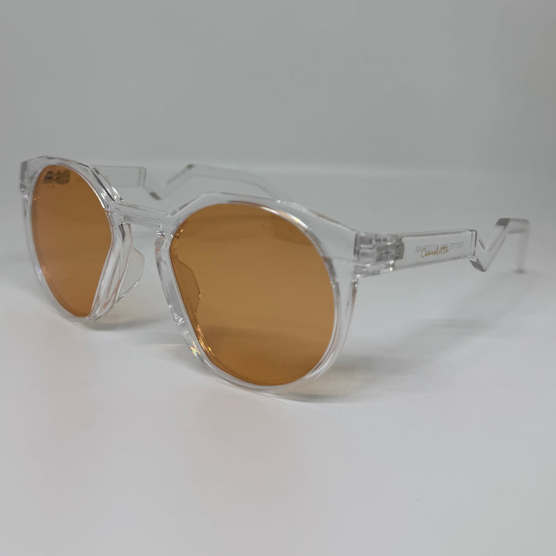 Óculos Tyggo Transparente Lente Laranja