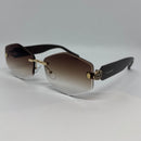 Oculos Losango Maren Marrom Duo