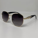 Óculos Hexagonal Empire Gold Shadow