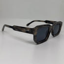 Óculos Brow Mesclado Cinza Slim