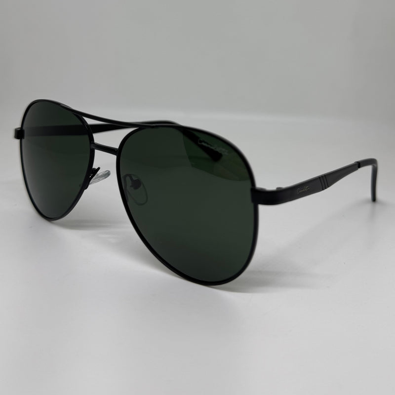 Óculos Aviador Lui Dark Lente Verde