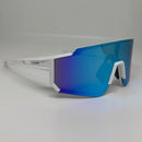 Óculos Selene Branco Lente Azul Polarizado