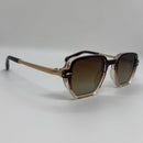 Óculos Wally Gold Marrom Degrade