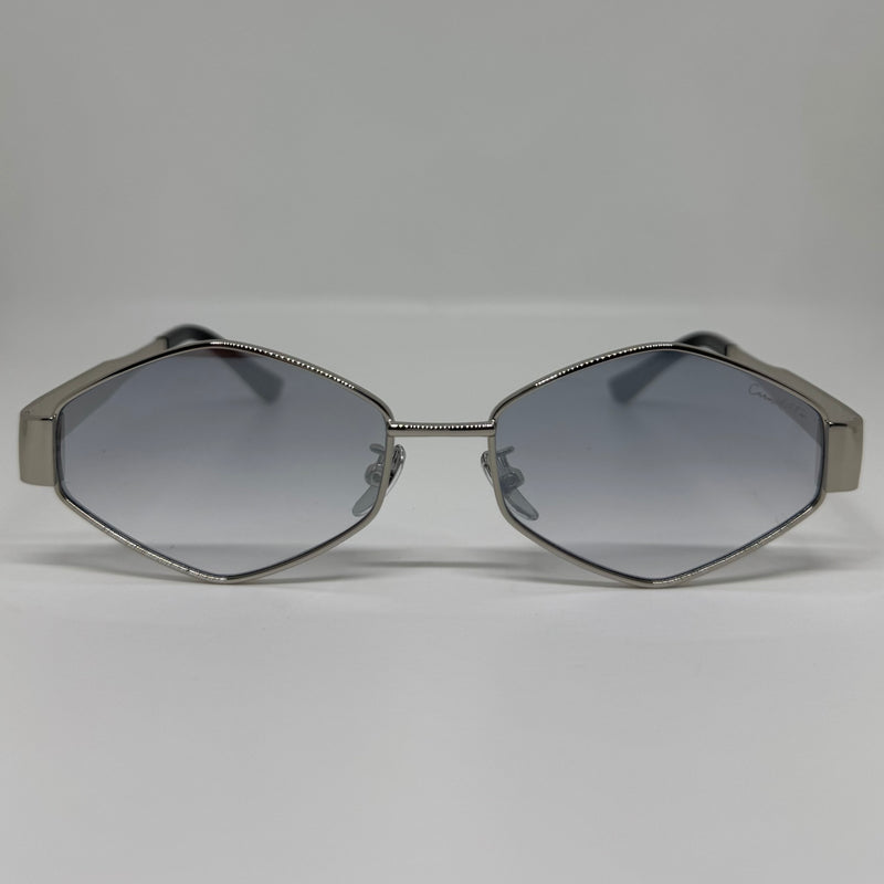 Óculos Losango Luxury Lente Cinza Degrade
