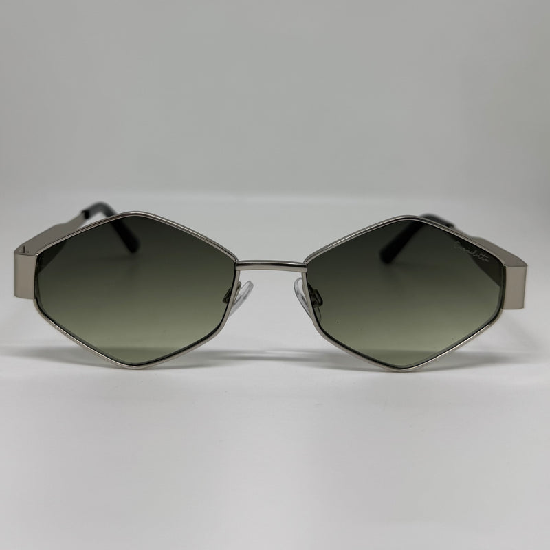 Óculos Losango Luxury Lente Verde Degrade