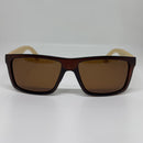 Óculos Hawaii Marrom Bambu Polarizado