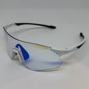 Óculos Aron Transition Branco Lente Azul