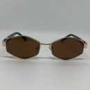 Óculos Berlim Losango Gold Marrom Duo