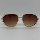 Óculos Aviador Mambox Gold Marrom