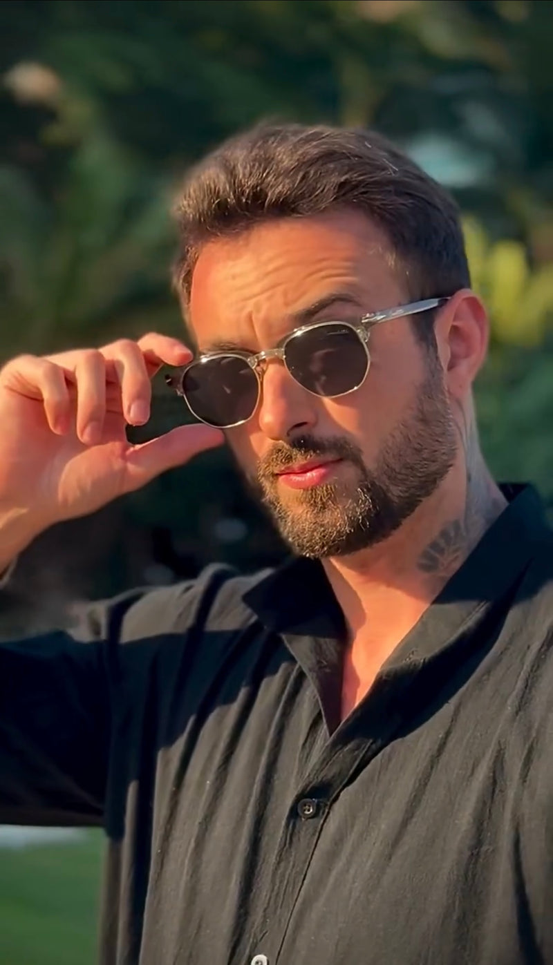 Óculos Espectro Cinza Translúcido