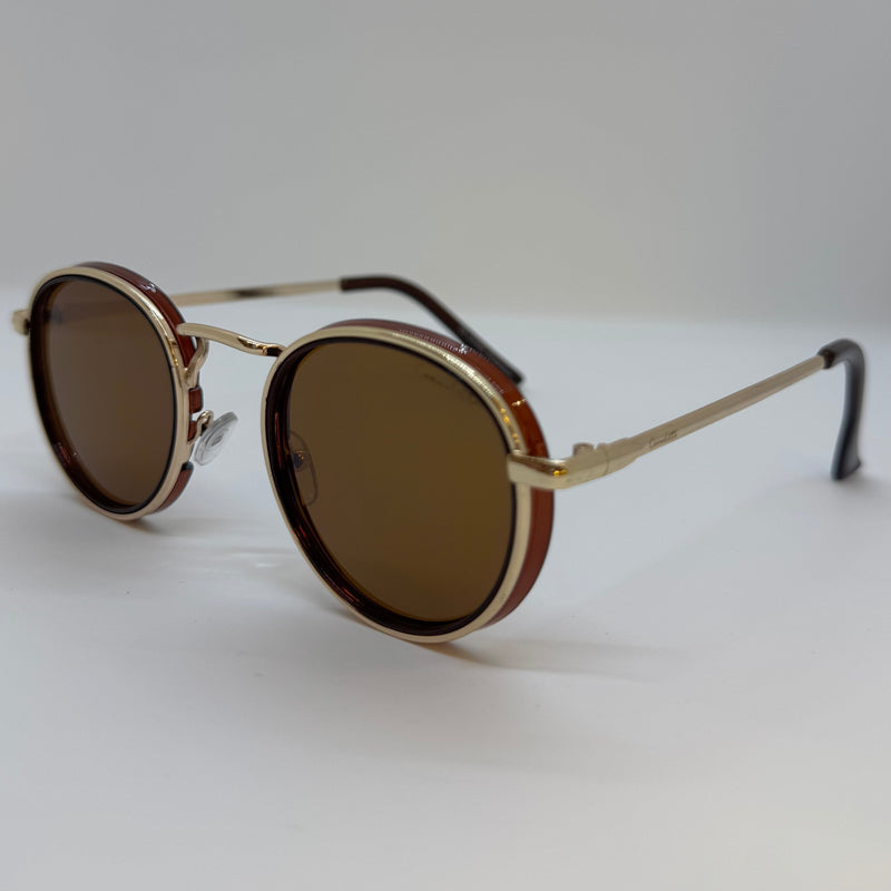 Óculos Voyage Gold Marrom