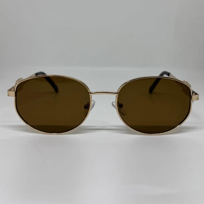 Óculos Salazar Gold Marrom