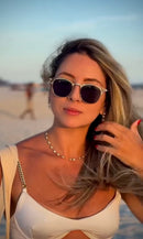 Óculos Zeus Quadrado Jaguar Transparente