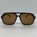 Óculos Aviador Flash Marrom