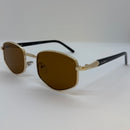 Óculos Bricks Gold Marrom