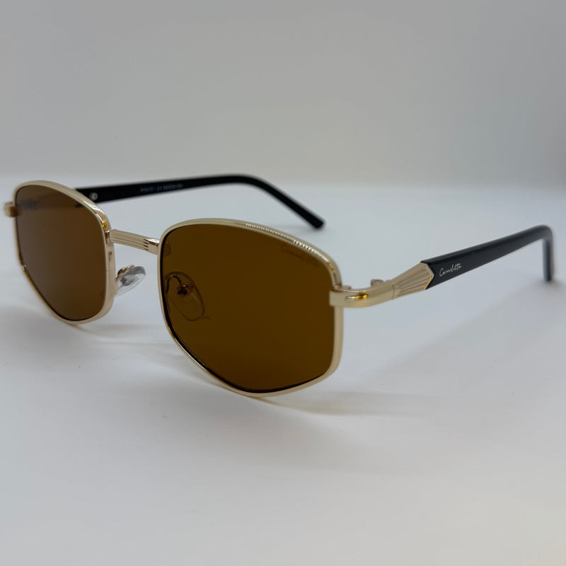 Óculos Bricks Gold Marrom