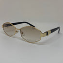 Óculos Berlim Losango Gold Cinza Degrade Duo