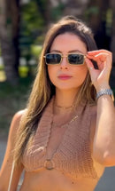 Óculos Ziggy Gold Lente Verde