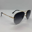 Óculos Aviador Jet Gold Shadow