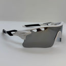 Óculos Race Branco Lente Prata