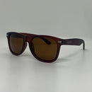 Óculos Leme Marrom Bambu Escuro Polarizado