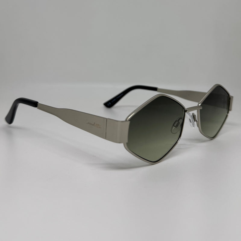 Óculos Losango Luxury Lente Verde Degrade
