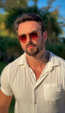 Óculos Bossa Nova Rose Redondo