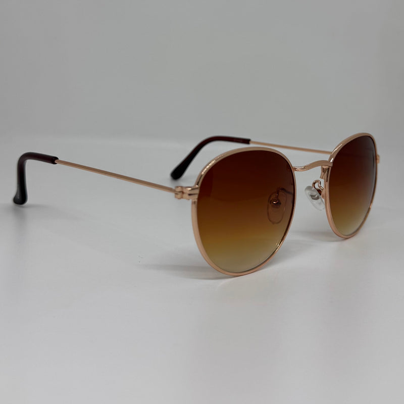 Óculos Round Classic Marrom