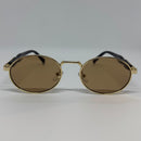 Óculos Vic Gold Lente Marrom Clara