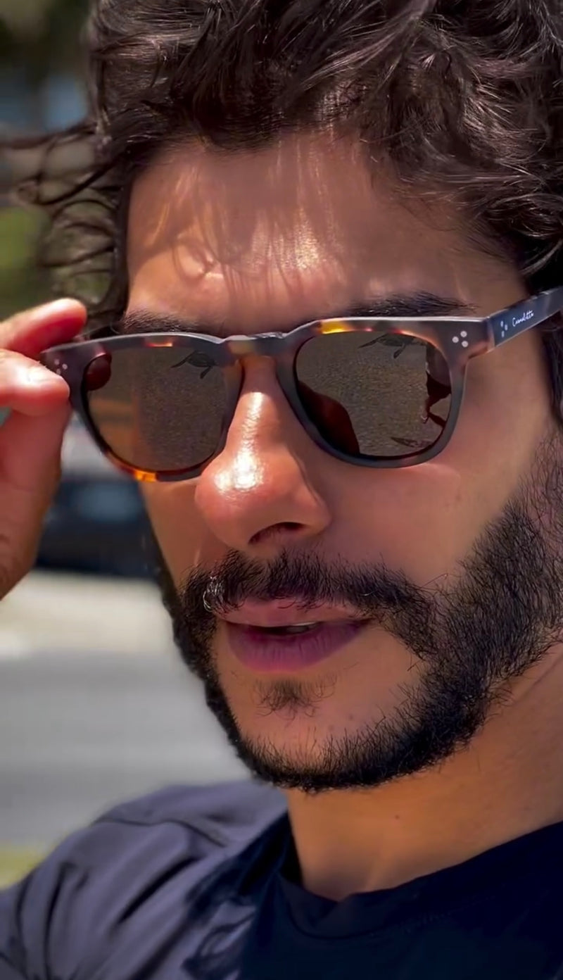 Óculos Raval Tartaruga Fosco Polarizado