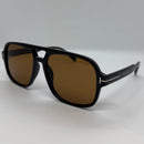 Óculos Aviador Flash Marrom