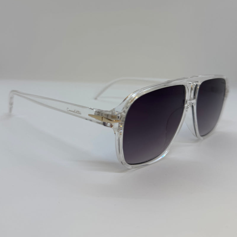 Óculos Aviador Destroyer Transparente