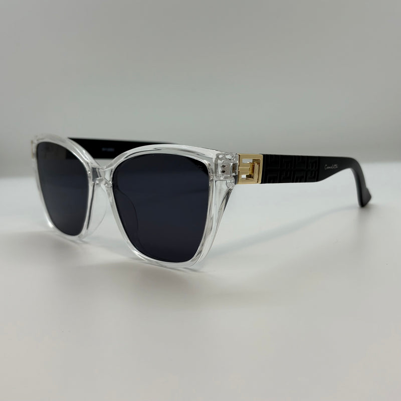 Óculos Dayse Black and White Gatinho