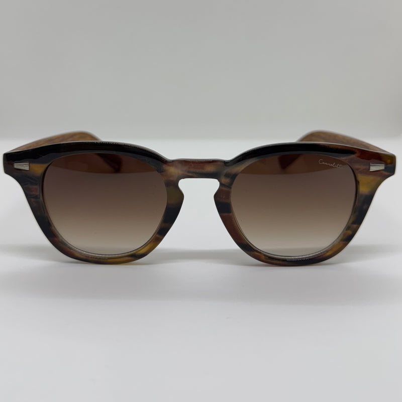 Óculos Nagel Marrom Mesclado Bambu