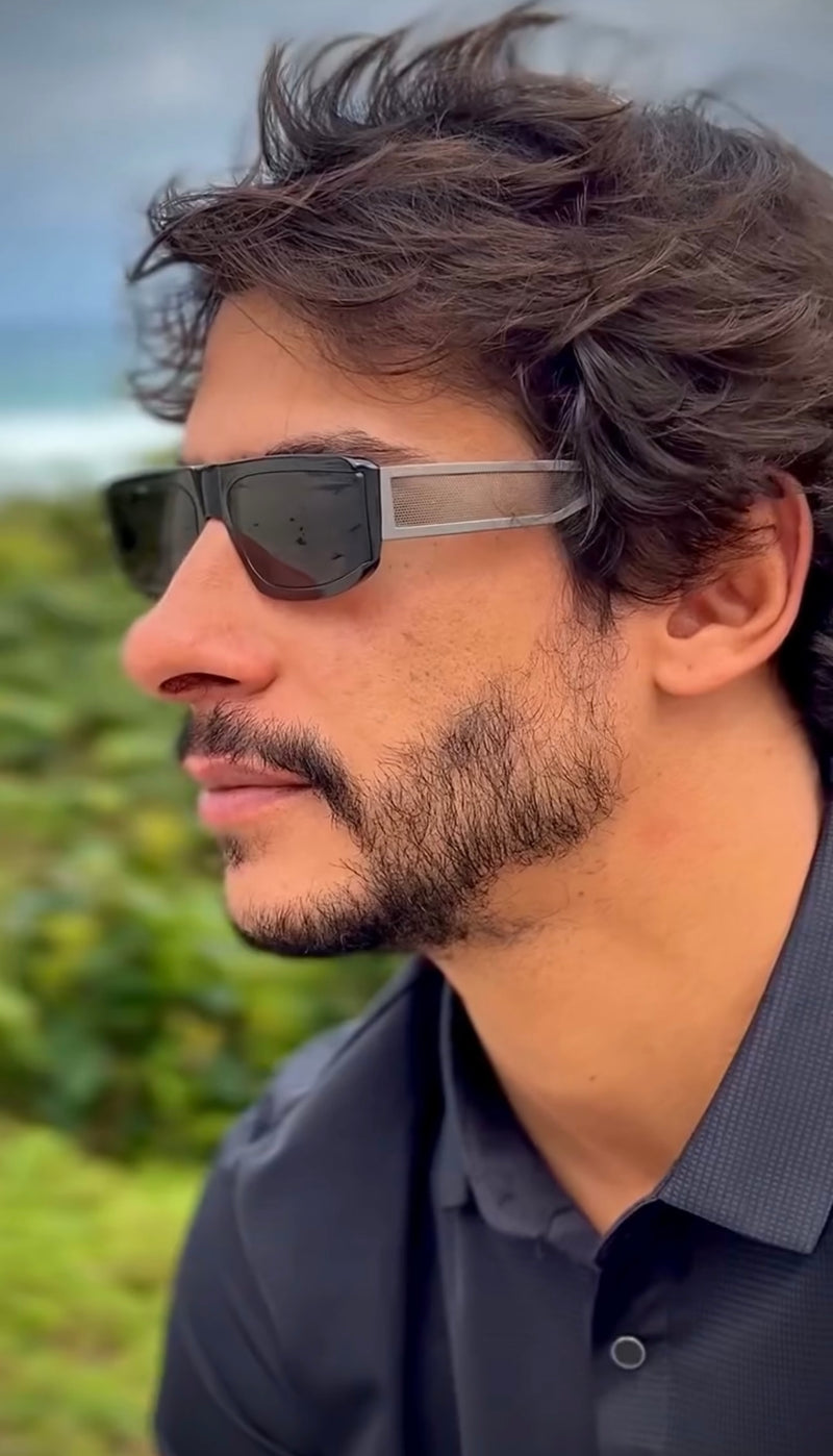 Óculos Zax Titanium Dark Slim