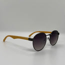 Óculos Round Shadow Bambu